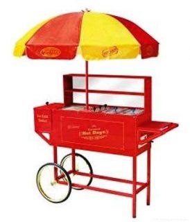 Carnival Money Makers Carnival Hot Dog Cart w Umbrella