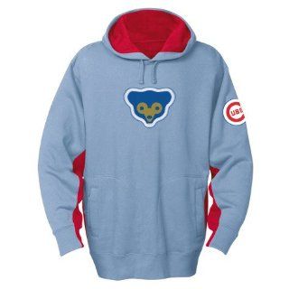 Men`s Chicago Cubs Blue Pure V2 Hooded Sweatshirt Sports