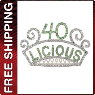 40th Birthday Licious Tiara Pageant Masquerade Costume Party Outfit
