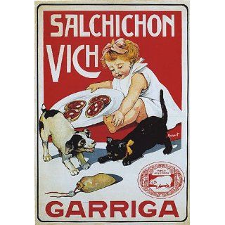 SALCHICHON VICH GIRL DOG CAT GARRIGA SPAIN SMALL VINTAGE