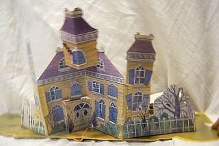 1990 Halloween The Haunted House on Hoover Hill Pop Up Book