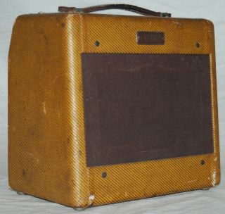 1955 Original Vintage Fender Tweed Champ 5D1 Tube Guitar Amplifier