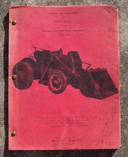 Vintage Hough Loaders International Harvester Industrial Tractors