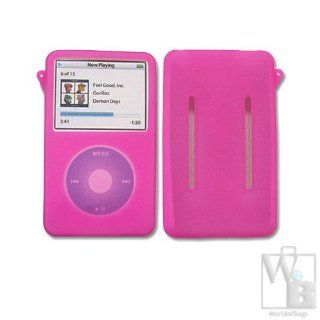Lux Apple iPod Video Accessory Skin Case   Hot Pink 