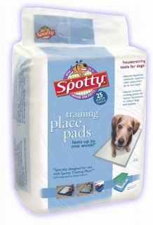 Spotty Training Place Pads 25 Pack Puppy Pads Dog Housetraining
