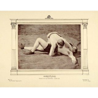 1907 Print Wrestling Holds Wrestlers F. G. O. Stuart