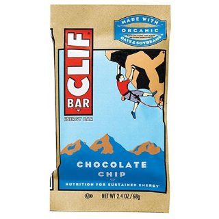 Clif Bar Energy Bar, Chocolate Chip, 2.4 Ounce Bars, 12