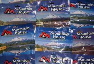Mountain House Freeze Dried Ration Meals Variety of Different Menus