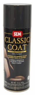 SEM Classic Coat Midnight Black Vinyl Leather Car Paint