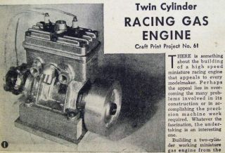 How to Build Twin Cylinder Mini Racing Gas Engine Original Article