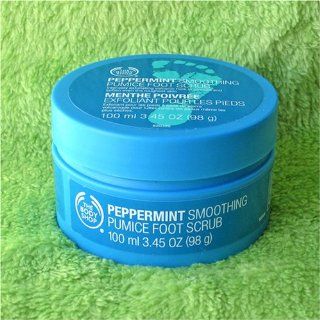 Body Shop Peppermint Smoothing Pumice Foot Scrub: Health