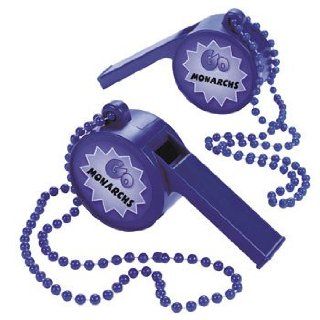 Personalized Jumbo Purple Lets Go Whistles   Novelty Toys