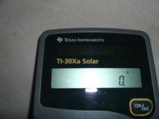 Texas Instruments 30 XA Solar Business Scientific Calculator