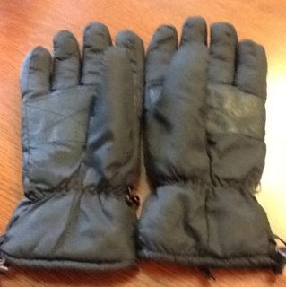 Mens Ski Gloves With Zippers On Back Of Hands For Warmers Warm Lining