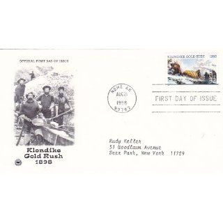 1998 U.S. 32c Stamp Klondike Gold Rush 1898, on First Day