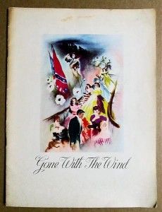1939 Movie Souvenir Booklet Gone with The Wind Original Printing