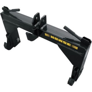 The Howse 3 pt. quick hitch features 2 spring loaded handles for fast