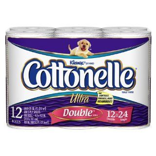 Cottonelle Ultra Toilet Paper, Double Roll (12 Rolls
