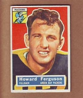 1956 Topps 31 Howard Howie Ferguson Card Packers