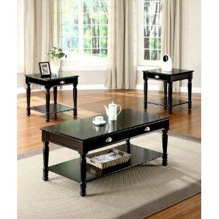 3PC Traditional Coffee Table Set With Coffee Table And Two