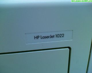 Genuine HP LaserJet 1022 Standard Laser Printer 17 535 Pages Printed