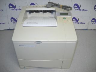 HP LaserJet 4050N Laser Printer 110 162 Pages Printed Network Parallel