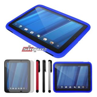 Blue Sleeve Case Cover Accessory Bundle for HP Touchpad 9 7in Wi Fi