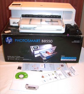 HP Photosmart B8550 Digital Photo Large Format Inkjet Printer with Ink