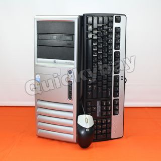 HP DC7700 Desktop Computer Tower Intel Core 2 Duo 2.13GHz / 4GB / 1TB