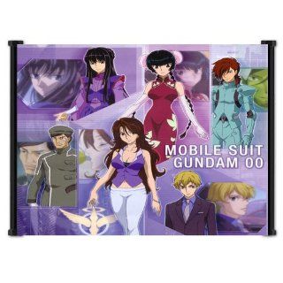 Mobile Suit Gundam 00 Anime Fabric Wall Scroll Poster (17