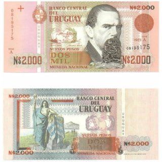 Uruguay 1989 2000 Nuevos Pesos, Pick 68 