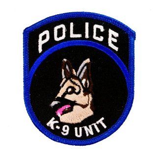POLICE K9 Unit 3 inch iron or sew on Quality Embroidered