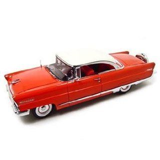1956 LINCOLN PREMIERE RED 118 SUNSTAR PLATINUM MODEL BY