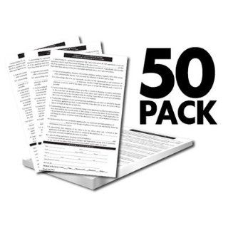 50 Pack Piercing Consent Forms in Spanish Protect Yourself