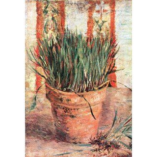  Chives by Van Gogh peel & stick decal, 10.23 X 14.98: Home Improvement
