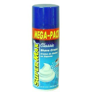 Super Max Shaving Cream Classic 14.75 Oz (Pack of 6