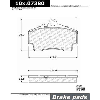 Centric Parts 104.07380 Disc Brake Pads    Automotive