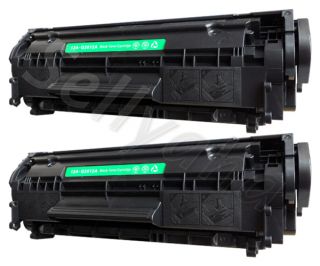 2PK Q2612A for HP 12A Toner Cartridge LaserJet 1018 1020 3015 3020