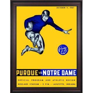 1947 Purdue Boilermakers vs Notre Dame Fighting Irish 36 x