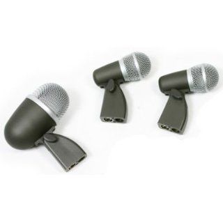 OSP DK 3 Drum Mic Microphone Kit 3 Microphones Bass Tom