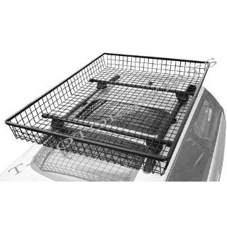 46x37 Roof Rack Cargo Car Top Luggage Carrier Basket : 