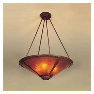 Mica Lamp Company 107 01 O 4 Light smith Mesa Chandelier