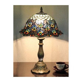 Tiffany style Floral Bronze Finish Table Lamp: Home