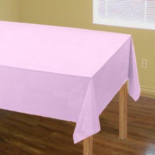  Solid Plastic Tablecover   54 x 108   Solid Baby Pink Toys & Games