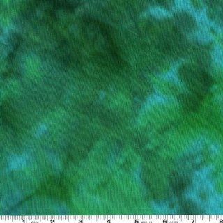 108 Wide Hand Dyed Batik Quilt Backing Green Fabric By