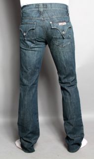 New Mens Hudson Jeans M201DKS Slim Straight Flap Pocket 32
