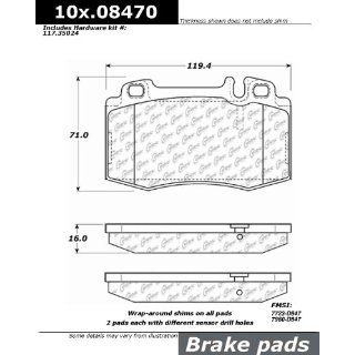 Centric Parts 109.08470 109 Series Axxis Deluxe Plus Brake Pad