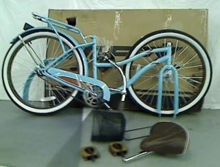 Huffy Womens Ocean Deluxe Bike Blue Metallic Large 26 Inch 19 Frame