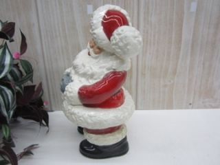 Vintage Ceramic Atlantic Mold Winking Santa Claus