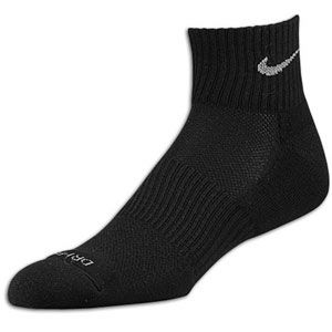 Nike 3 Pk Dri Fit 1/2 Cushion Quarter Sock   Mens   Basketball